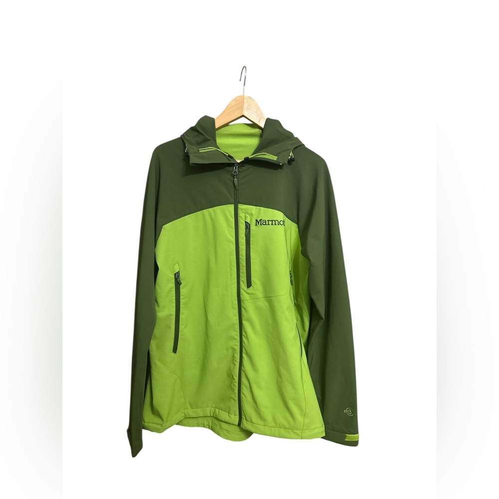 Marmot Softshell M3 Men’s Jacket Gorp Size Large Gorpcore Hooded Pockets Outdoor